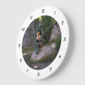 Fée à la grande horloge de l'étang enchanté (Angle)