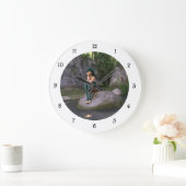 Fée à la grande horloge de l'étang enchanté (Maison)