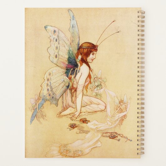 Fée à papillon vintage (Dos)