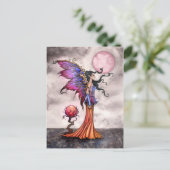 Fée Abigail Fairy Fantasy Art Carte Postale (Debout devant)