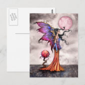 Fée Abigail Fairy Fantasy Art Carte Postale (Devant / Derrière)