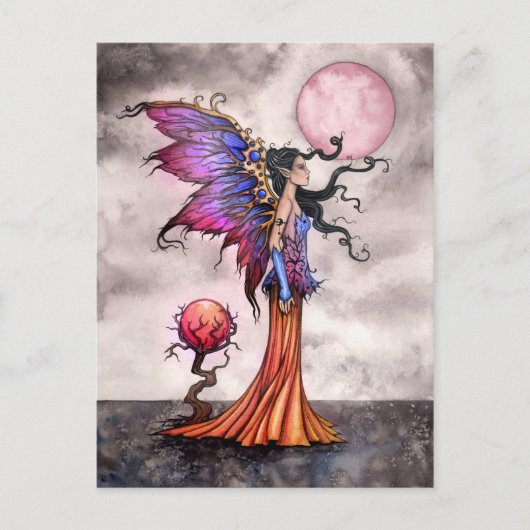 Fée Abigail Fairy Fantasy Art Carte Postale (Devant)