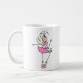 Fée Ballerine Tasse Rose (Gauche)