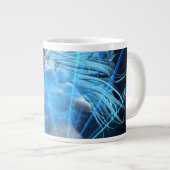 Fée bleue dans le jumbo Mug Vortex 20oz - modifiab (Devant droit)