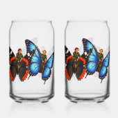 Fée cavalière papillon enchanté verre (Recto)