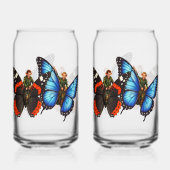 Fée cavalière papillon enchanté verre (Verso)