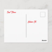 fee | Contact houden Briefkaart (Achterkant)