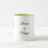 Fée Cute Avec Ailes Brown Café Mug (Centre)