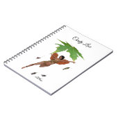 Fée Cute Avec Ailes Brown Carnet Spiral (Côté gauche)