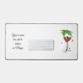 Fée Cute Avec Mat De Bureau À Ailes Brown (Clavier et souris)