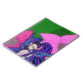 Fée dans le carnet de fleurs (Côté gauche)