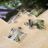 Fée dans le puzzle en bois (Côté)