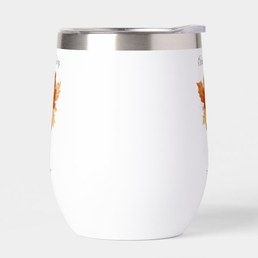 Fée d'automne minimale - Thanksgiving personnalisé (Gauche)