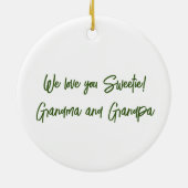 Fée de bois vert avec ornement de fleurs (Dos)