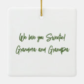 Fée de bois vert avec ornement de fleurs (Dos)