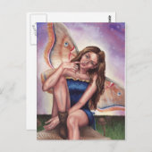 Fée de champignons - Carte postale (Devant / Derrière)