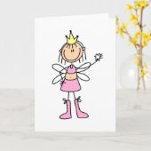 Fée de dent avec une carte perdue de dent (Fleur jaune)