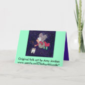 Fée de dent - carte de voeux (Dos)