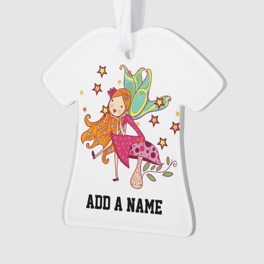 Fée de jardin sur le champignon (devant)