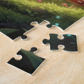 Fée de la journée enchantée lisant un livre Puzzle (Côté)