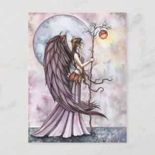 Fée de la lumière d'automne Carte postale de Molly