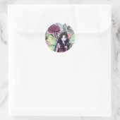 Fée de la rose nocturne Autocollant par Molly Harr (Sac)