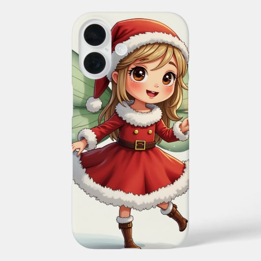 Fée de Noël IPhone 16 coque (Verso)