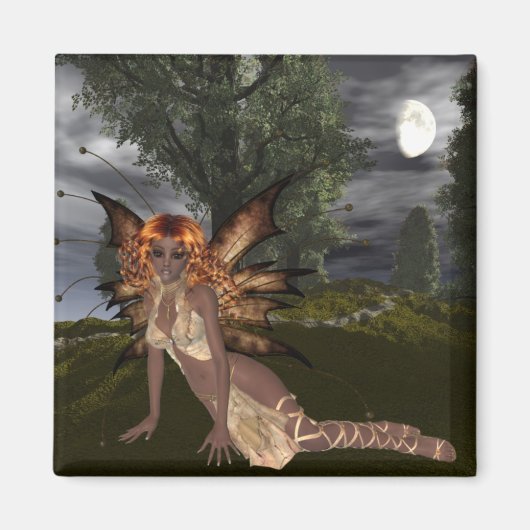 Fée de nuit Design 1 - Imaginaire Fae Magnet (Devant)