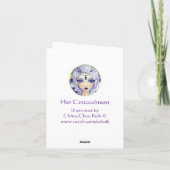 Fée de papillon * sa dissimulation *   carte (Dos)