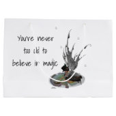 Fée De Pluie Avec Grenouille Sac Cadeau (Dos)