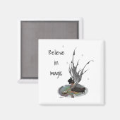 Fée De Pluie De Garçon Avec Aimant De Grenouille (Recto/Verso)