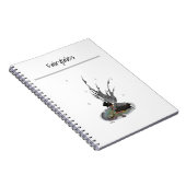 Fée De Pluie Garçon Avec Carnet Spiral De Grenouil (Côté Droit)