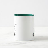 Fée De Pluie Garçon Avec Grenouille Café Mug (Centre)