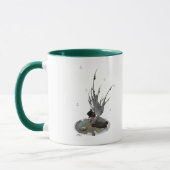 Fée De Pluie Garçon Avec Grenouille Café Mug (Gauche)