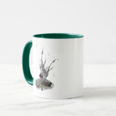 Fée De Pluie Garçon Avec Grenouille Café Mug (Devant gauche)