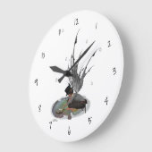 Fée De Pluie Garçon Avec Horloge Murale De Grenoui (Angle)