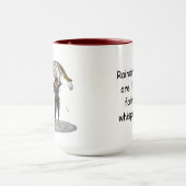 Fée De Pluie Garçon Avec Mug Café Feuille (Centre)