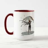 Fée De Pluie Garçon Avec Mug Café Feuille (Gauche)