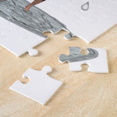 Fée De Pluie Garçon Avec Puzzle De Feuille (Côté)