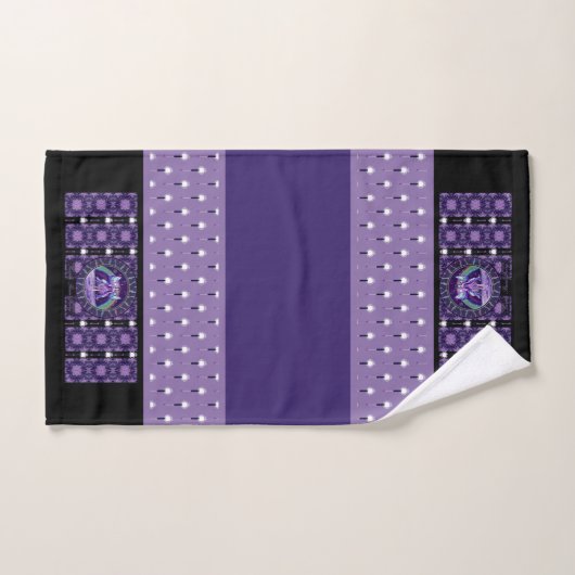 Fée de pluie violette (Serviette à main)