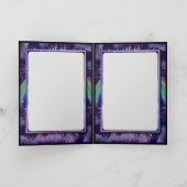 Fée de pluie violette carte blanche (Intérieur)