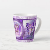 Fée de soleil violet Latte Mug (Angle droit)