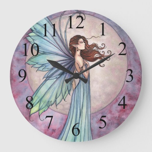 Fée de vent murmurant et horloge lunaire (Recto)