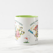 Fée de Whimsical Golfmère à deux tons de café Mug (Centre)