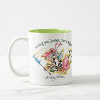 Fée de Whimsical Golfmère à deux tons de café Mug