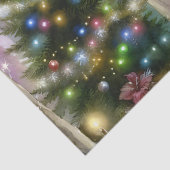  fee decoreren van de kerstboom tissuepapier (Detail)