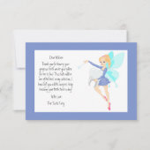 Fée des dents bleue personnalisée Merci (Devant)