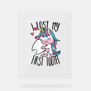 Fée des Dents Drôle - Licorne Mignonne J'ai Perdu 