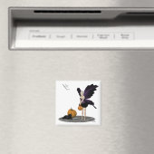 Fée d'Halloween avec aimant Citrouille (In Situ (Lave-vaisselle))