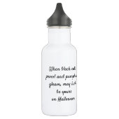 Fée D'Halloween Avec Bouteille D'Eau Citrouille (Gauche)